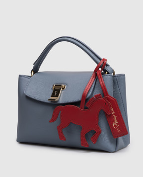 3.1 Phillip Lim Красный кожаный брелок на сумку в виде лошади AE26P792VRA