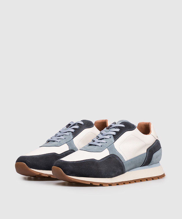 Florentino Білі шкіряні кросівки 126274610103 зображення 2