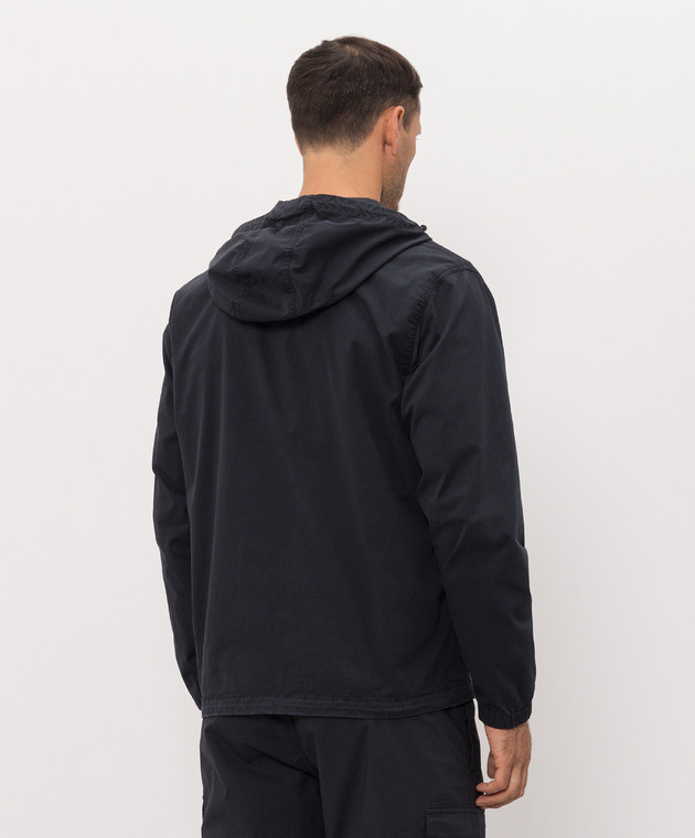 Stone Island Синя куртка з патчем логотипа L2S151200004S0A10 зображення 4