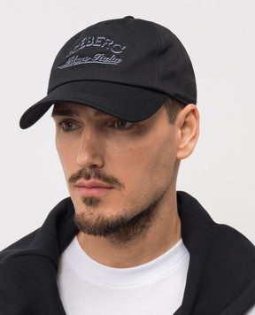 Iceberg Черная кепка с фактурной вышивкой логотипа 71026967