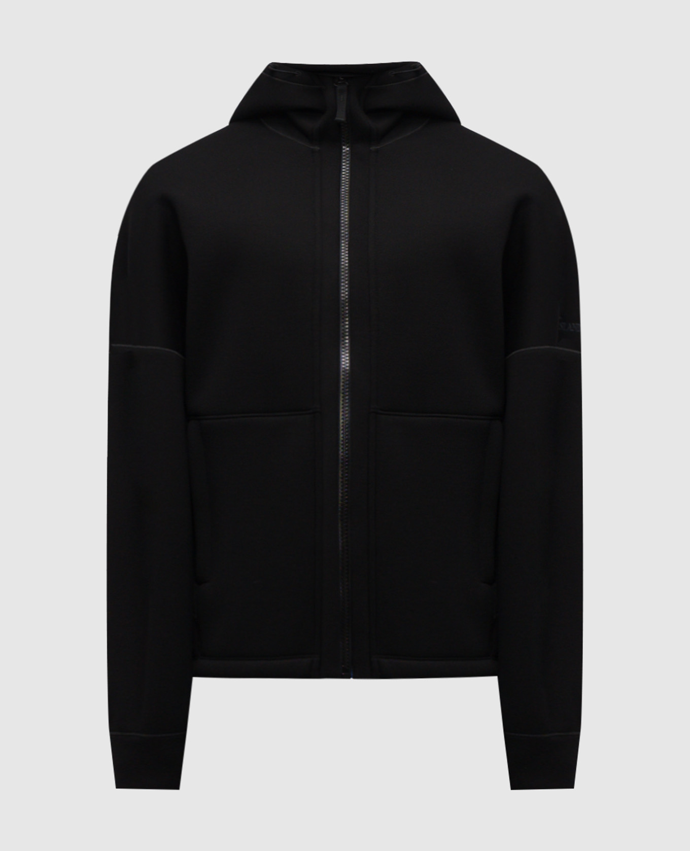 

Черная спортивная куртка с логотипом, Черный, Спортивные куртки