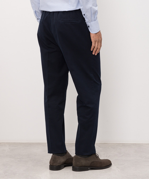Brunello Cucinelli Темно-сині штани M252UE1710 зображення 4