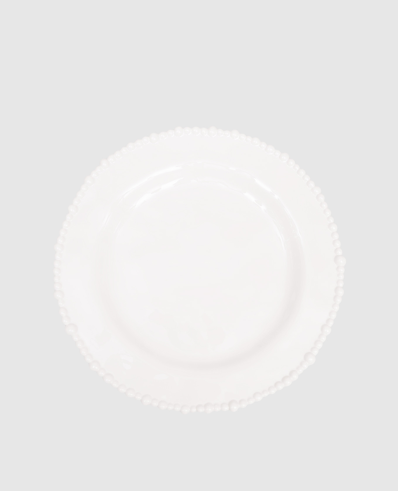 

Белая обеденная тарелка Pearl, Белый, Посуда