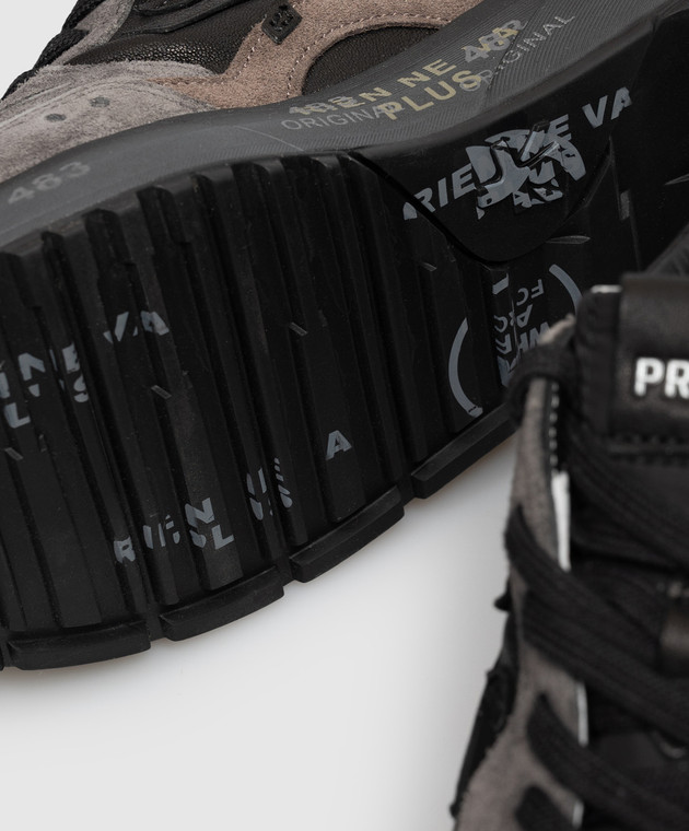 Premiata Черные кроссовки Mick MICK018452 изображение 5