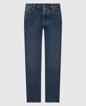 Trussardi Синие джинсы с вышивкой эмблемы P404HE04952NMJ390D46