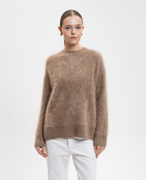 Max Mara Коричневий светр Dante з кашеміру DANTE