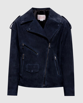 Babe Pay Pls Синя замшева косуха 2106УК2SUEDE