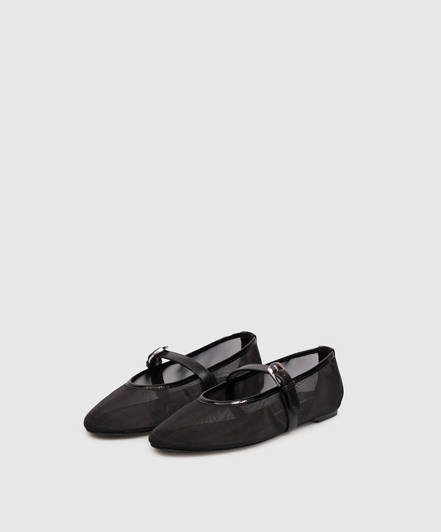 Stuart Weitzman Чорні балетки SAI BAREITALL MARY JANE SN511 зображення 2