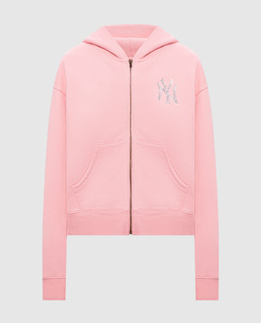 Sporty & Rich Рожева утеплена спортивна куртка Yankees ST0941918635PL151