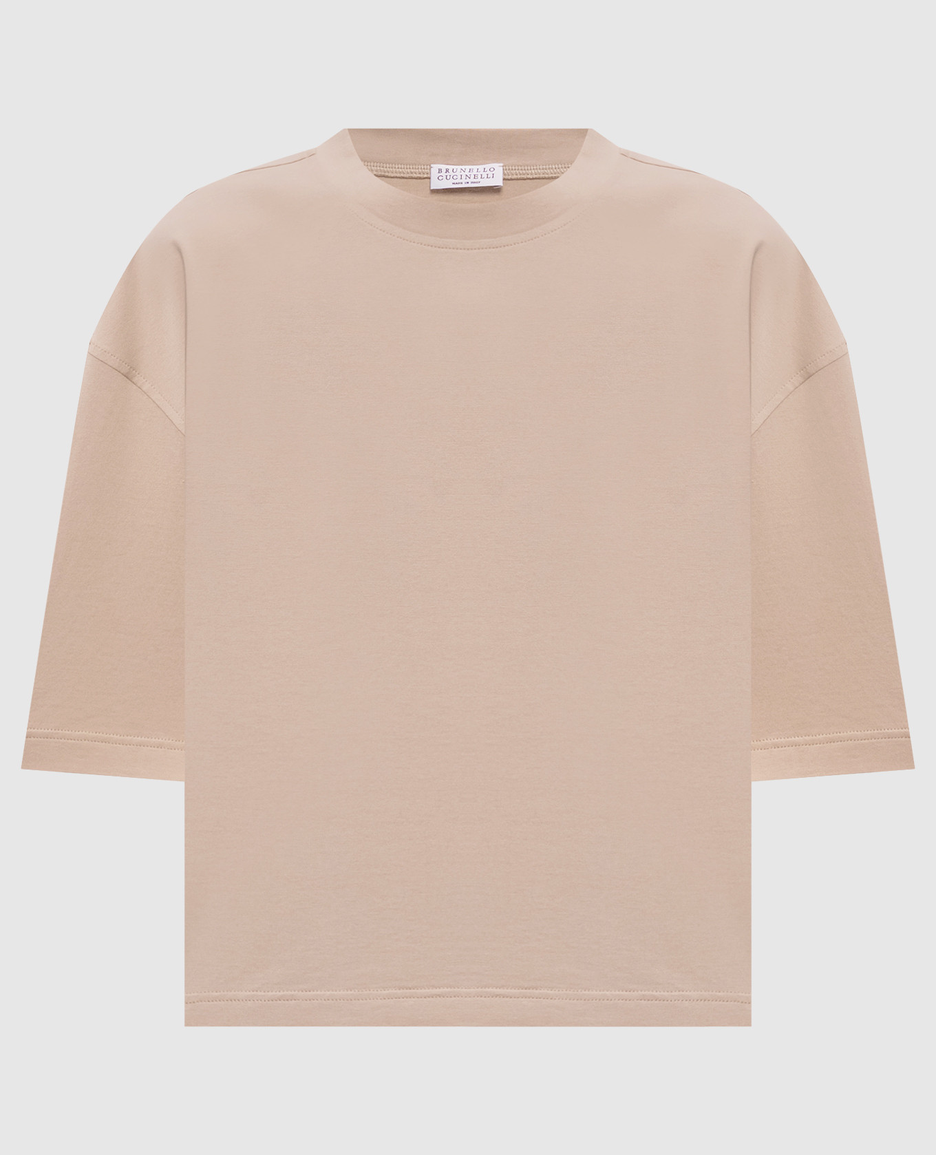 Бежевая футболка