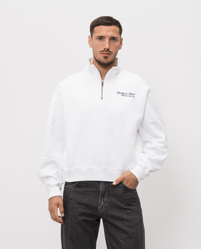 Sporty & Rich Белый свитшот с вышивкой логотипа ST09875325WH01