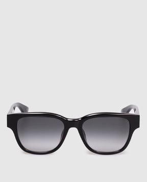 Alexander McQueen Черные очки с логотипом 852617J0749