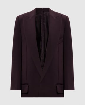 Victoria Beckham Фіолетовий жакет з вовною 1425WJK006922D