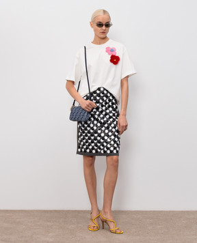 Fendi Біла футболка із брошками FS9776AOUH