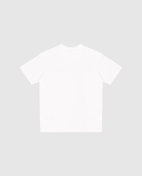 Dolce&Gabbana Дитяча футболка з фактурною монограмою логотипа L4JTHVG7P4Z814
