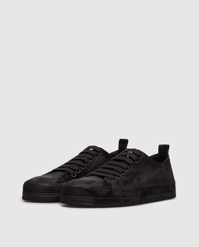 Ann Demeulemeester Чорні замшеві кеди Nono B0012588LT147