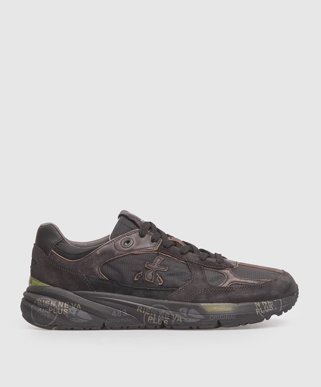 Premiata Черные комбинированные кроссовки Mase25 с винтажным эффектом MASE25