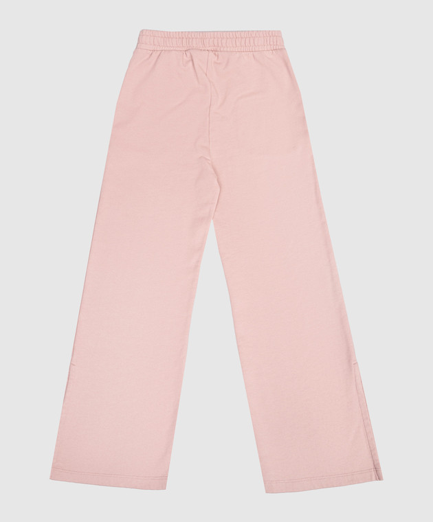 Off-White Детские розовые спортивные штаны с принтом логотипа 44GCH00AS26F002 изображение 2