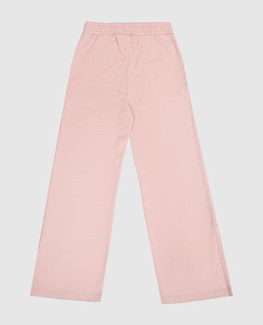 Off-White Детские розовые спортивные штаны с принтом логотипа 44GCH00AS26F002