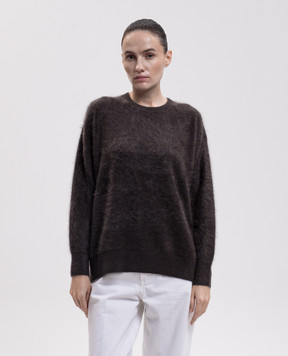 Max Mara Темно-коричневий светр CHICCA з кашеміру SMMCHICCA