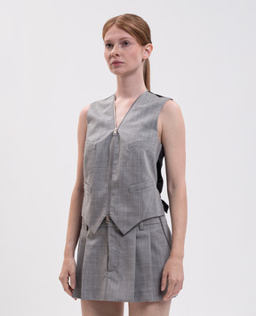Alexander Wang Серый жилет с шерстью 1WC3262778