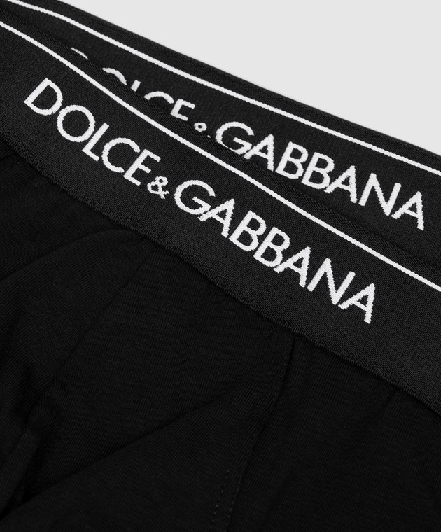 Dolce&Gabbana Набор черных трусов-брифов M9C05JONN95 изображение 3