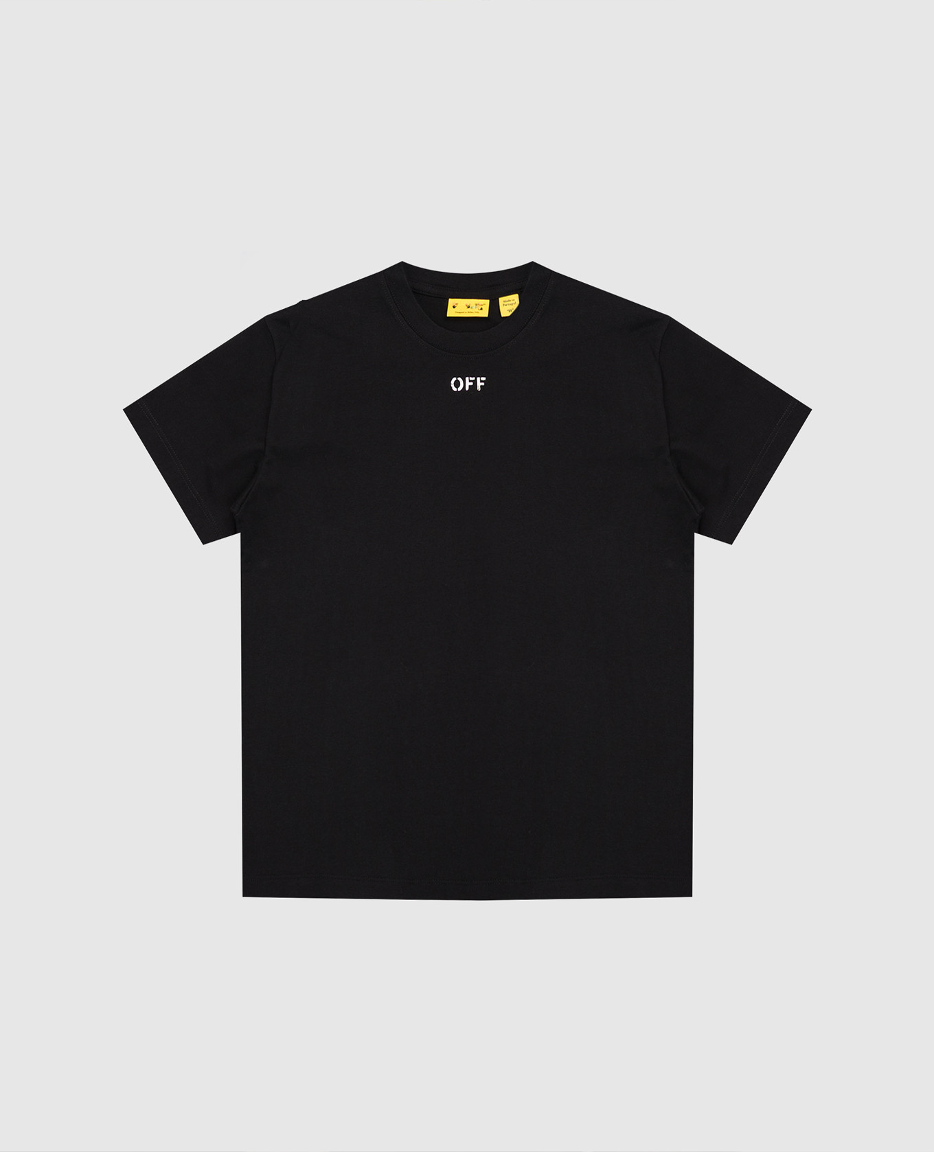 Детская черная футболка с принтом логотипа