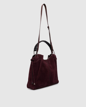 Gianni Chiarini Бордова замшева сумка ERA BS12570CMPL
