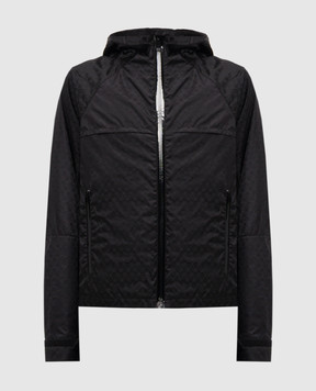 Alexander McQueen Черная спортивная куртка в принт 843499QRACA