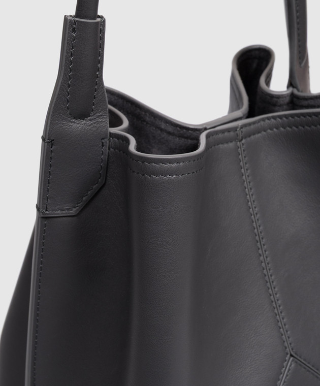 Victoria Beckham Серая кожаная сумка Victoria B326AAC007564A изображение 4