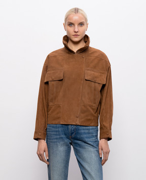 Babe Pay Pls Замшевая куртка коричневого цвета 2614SUEDE