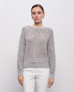 Peserico Сірий джемпер з вовною альпаки S99075F149087C