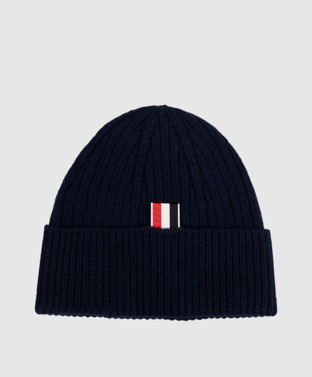 Thom Browne Синя шапка з кашеміру MKH009A00011 зображення 3