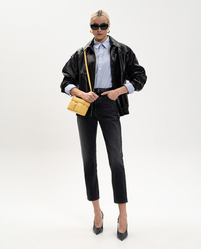 Saint Laurent Чорні джинси з ефектом потертості 813269Y27YA