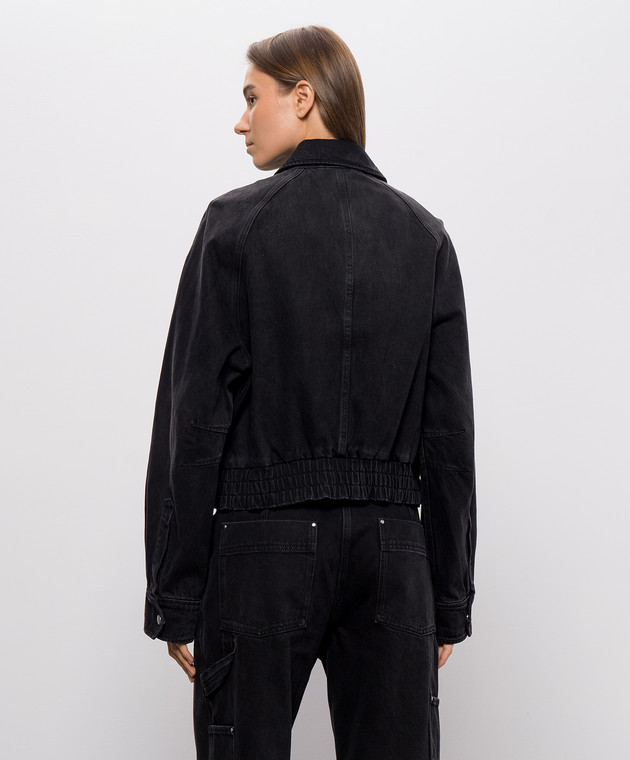 3.1 Phillip Lim Чорна джинсова куртка F26160952MDD зображення 4