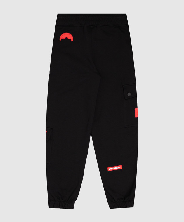 Sprayground Детские черные джоггеры Touch of Red SPY1507GBLK изображение 2