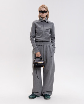 Balenciaga Серая меланжевая спортивная куртка A009S3TUVA4
