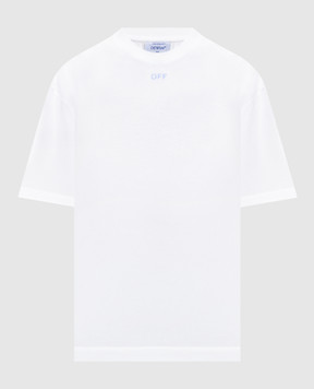 Off-White Біла футболка з принтом логотипа 44MAA120F5J00D