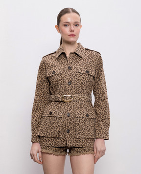 Twinset Куртка в леопардовый принт 261TP2640