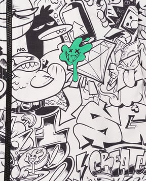 Sprayground Дитяча біла куртка Create Your World SPY1417