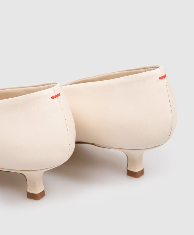 Aeyde Бежеві шкіряні туфлі Clara PUCROP35KT0122100007 зображення 5