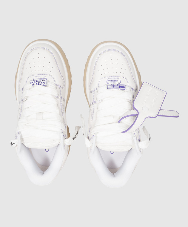 Off-White Білі шкіряні кросівки OOO Chunky OF05741101 зображення 4