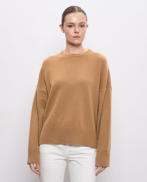 Loulou de Saison Коричневый свитер ANTON из кашемира ANTON