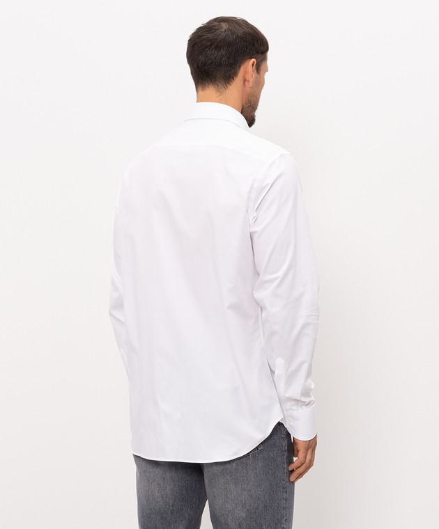 Canali Рубашка белого цвета GR03299NCL70A1 изображение 4