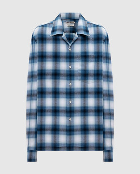 JW Anderson Синя сорочка в клітинку SH0399PG1889