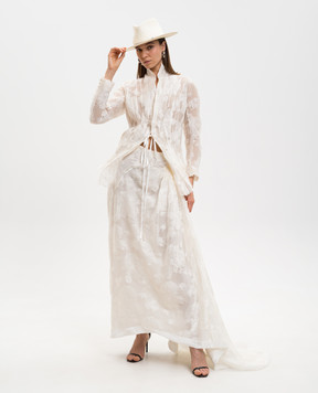 Marc Le Bihan Жакет на запах из кружева 22606