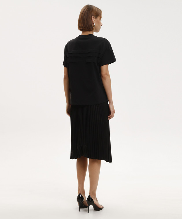 3.1 Phillip Lim Чорна сукня подвійної конструкції P26191143PJB зображення 4