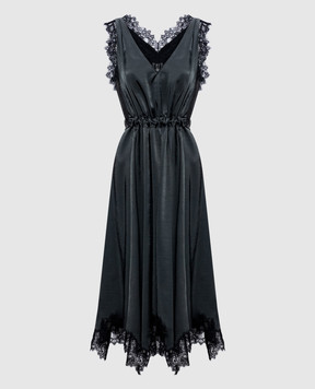 3.1 Phillip Lim Черное платье с кружевом S26191100SKY