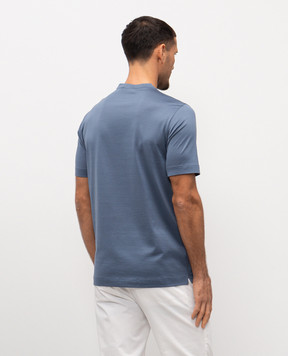 Canali Синяя футболка MJ00002T0922