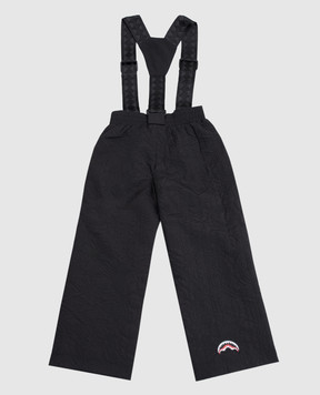 Sprayground Дитячий чорний стьобаний комбінезон SPY1571